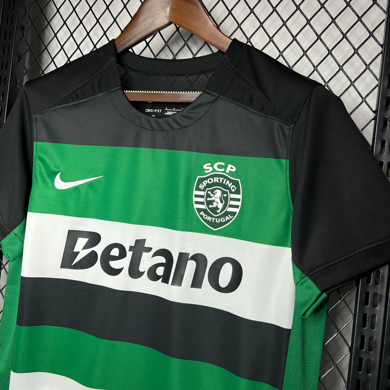 Camisa Sporting Home 24/25 - Nike Torcedor Masculina - Lançamento