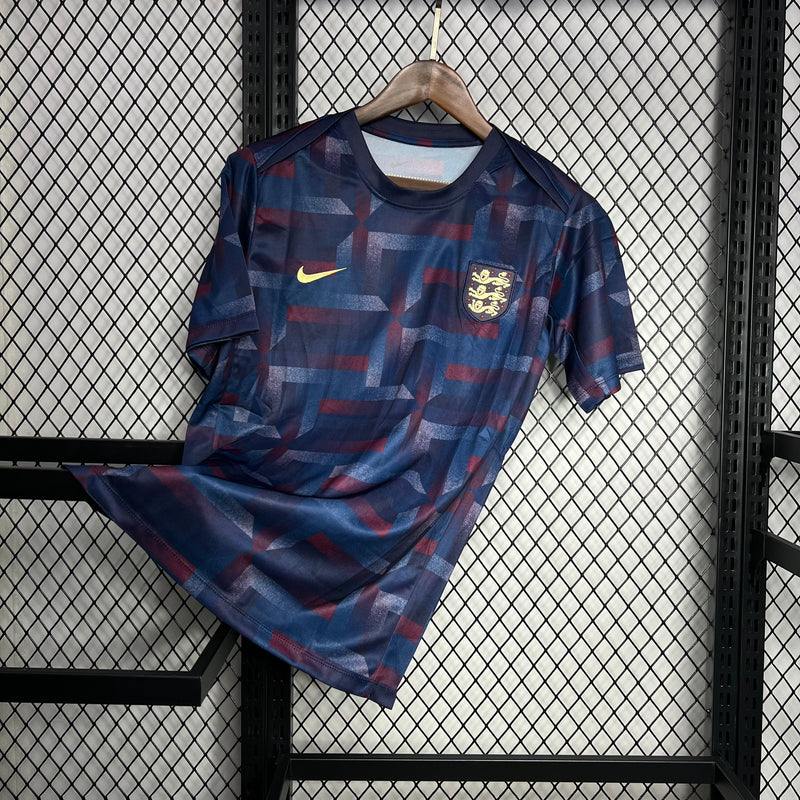 Camisa Inglaterra Pré-Jogo 24/25 - Torcedor Masculina