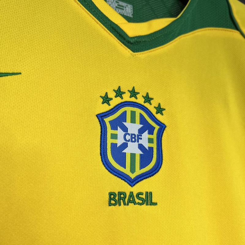 Camisa Brasil Titular 2004 - Versão Retro