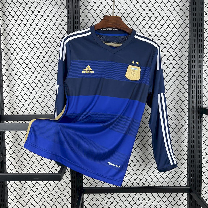 Camisa Argentina Reserva 2014 - Versão Retro Manga Comprida