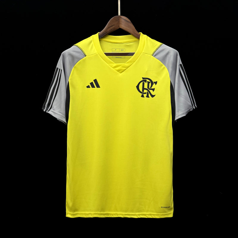 Camisa Flamengo Treino Amarela Adidas 24/25 - Versão Torcedor