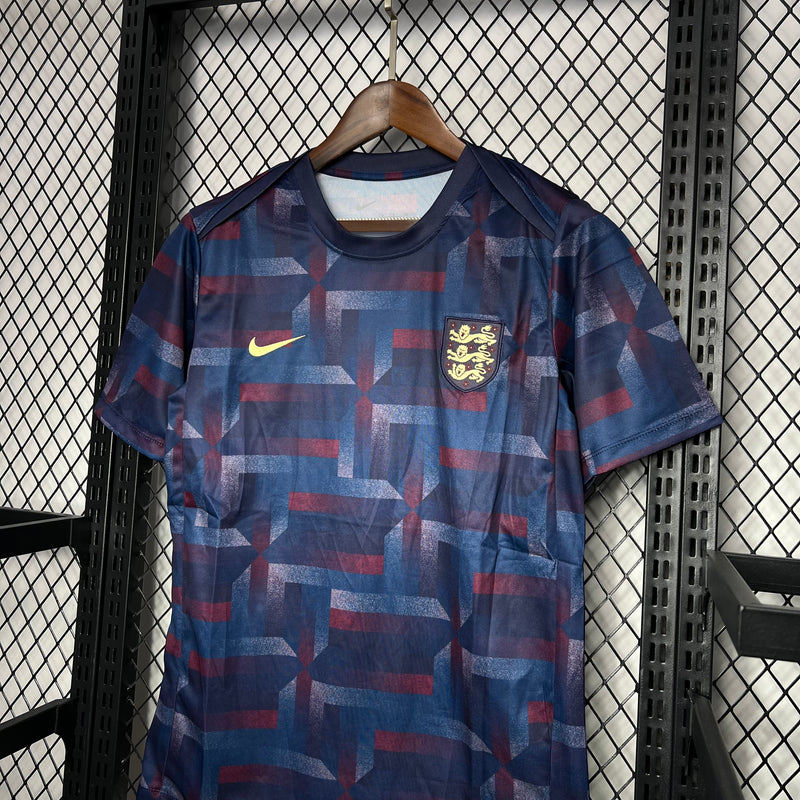 Camisa Inglaterra Pré-Jogo 24/25 - Torcedor Masculina