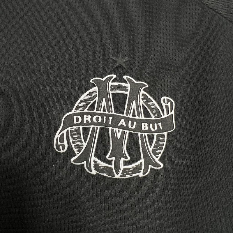 Camisa Olympique de Marseille 125 anos black 24/25 - Versão Torcedor