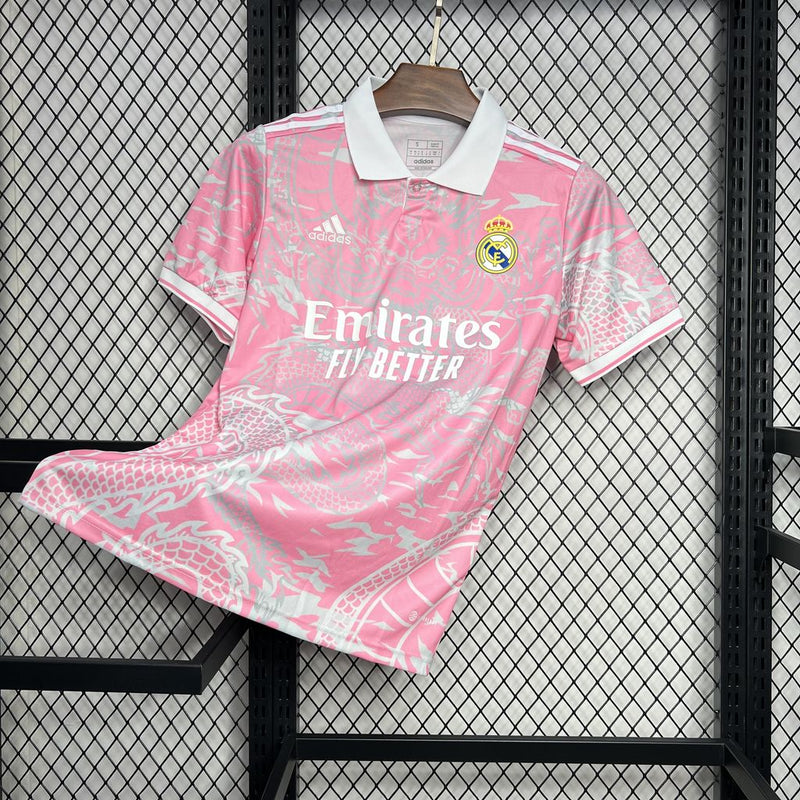 Camisa Real Madrid Rosa Edição Especial 23/24 - Adidas Torcedor Masculina