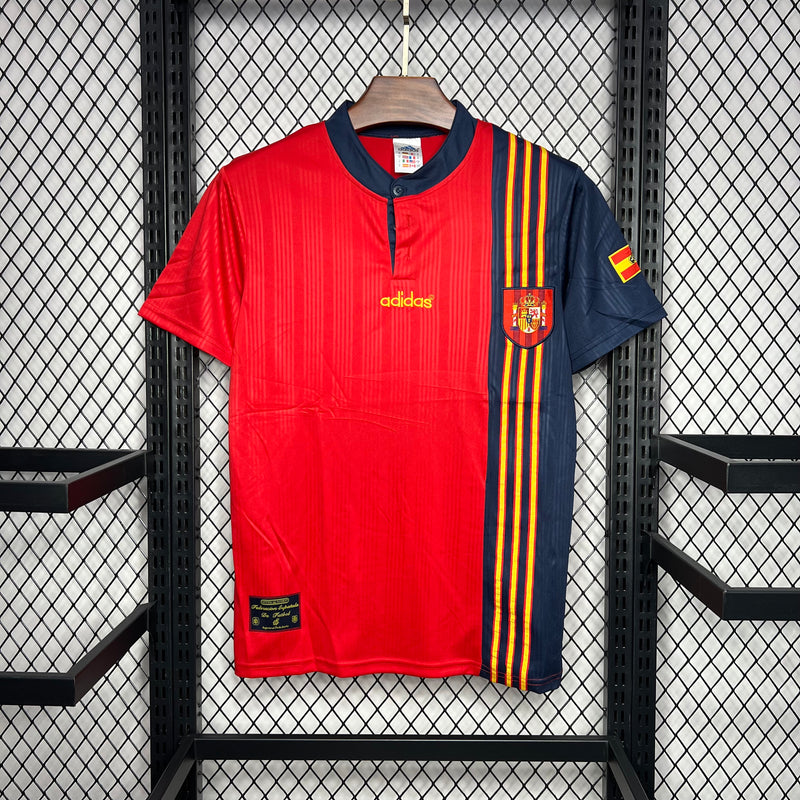 Camisa Espanha Home 1996 - Versão Retro