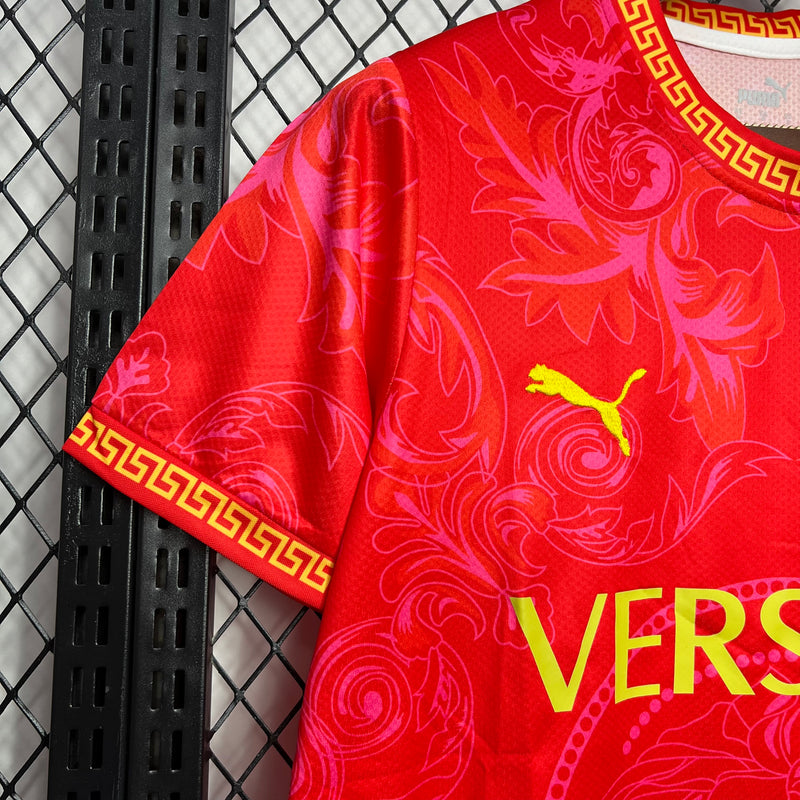 Camisa Itália Versace Co-Branded Edition 22/23 - Torcedor Masculina