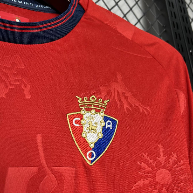 Camisa Osasuna Hime 24/25 - Torcedor Masculina - Lançamento