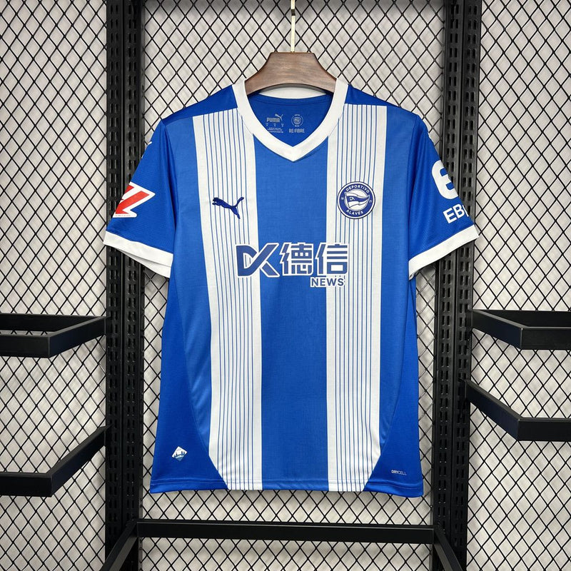 Camisa Alaves Home 24/25 - Torcedor Masculina - Lançamento