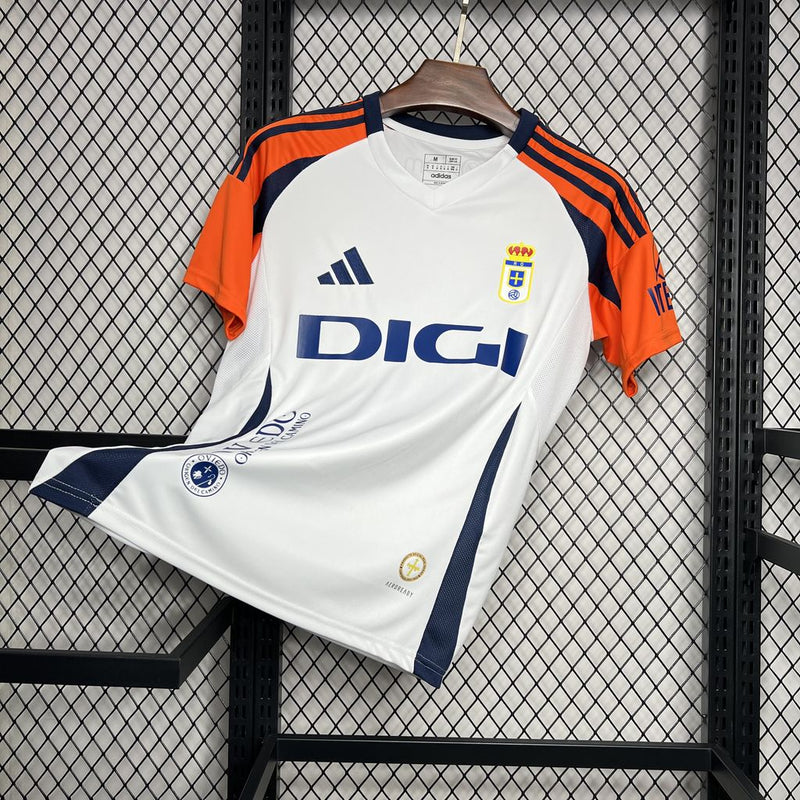 Camisa Real Oviedo Away 24/25 - Adidas Torcedor Masculina - Lançamento