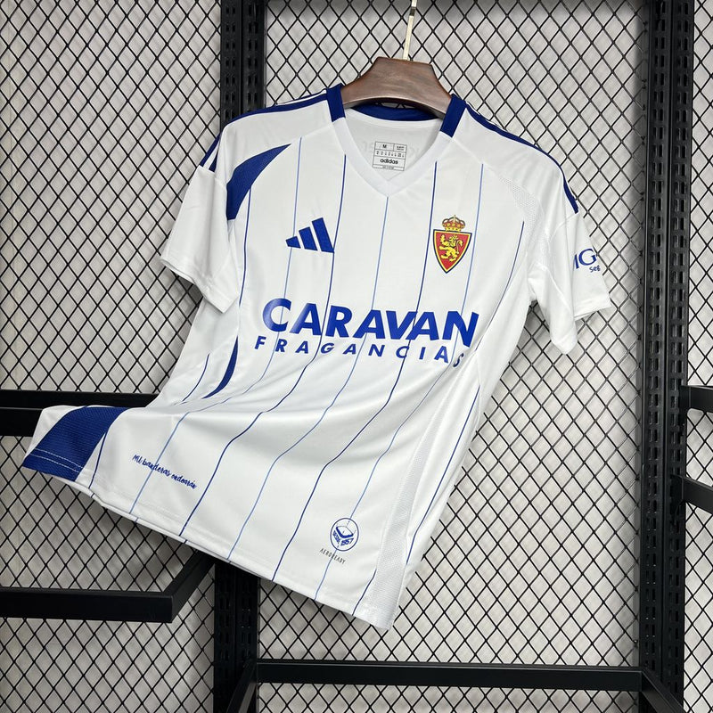 Camisa Real Zaragoza Home 24/25 - Torcedor Masculina - Lançamento