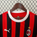 Camisa Milan Home 2024/25 - Puma Torcedor Masculina - Vermelha/Preta