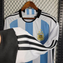 Camisa Manga Longa Seleção Argentina Home 2022/23 - Adidas Torcedor Masculina - Azul/Branca