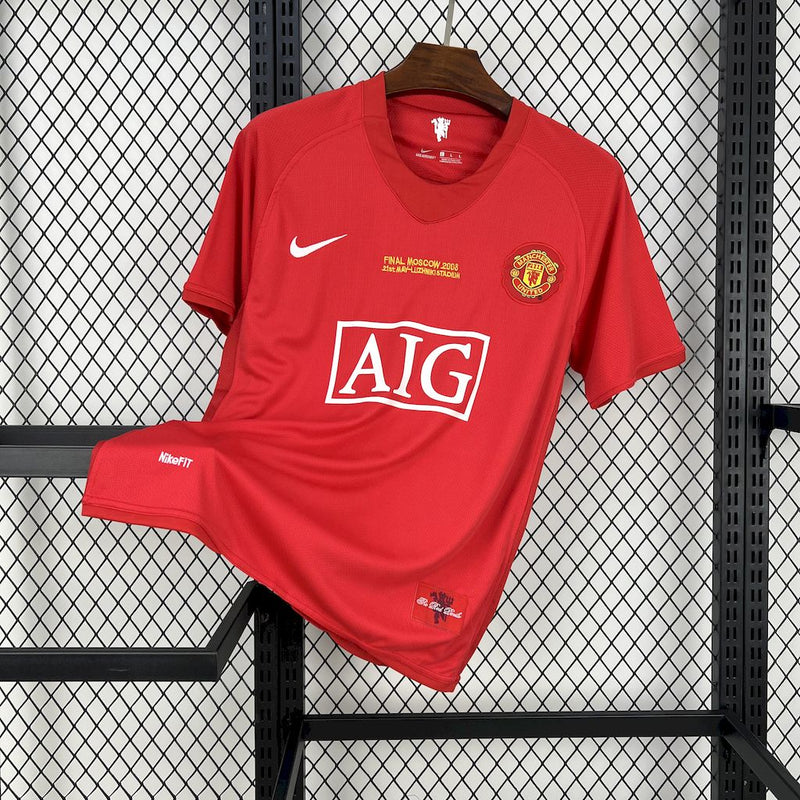 Camisa Manchester united Titular 07/08 - Versão Retro