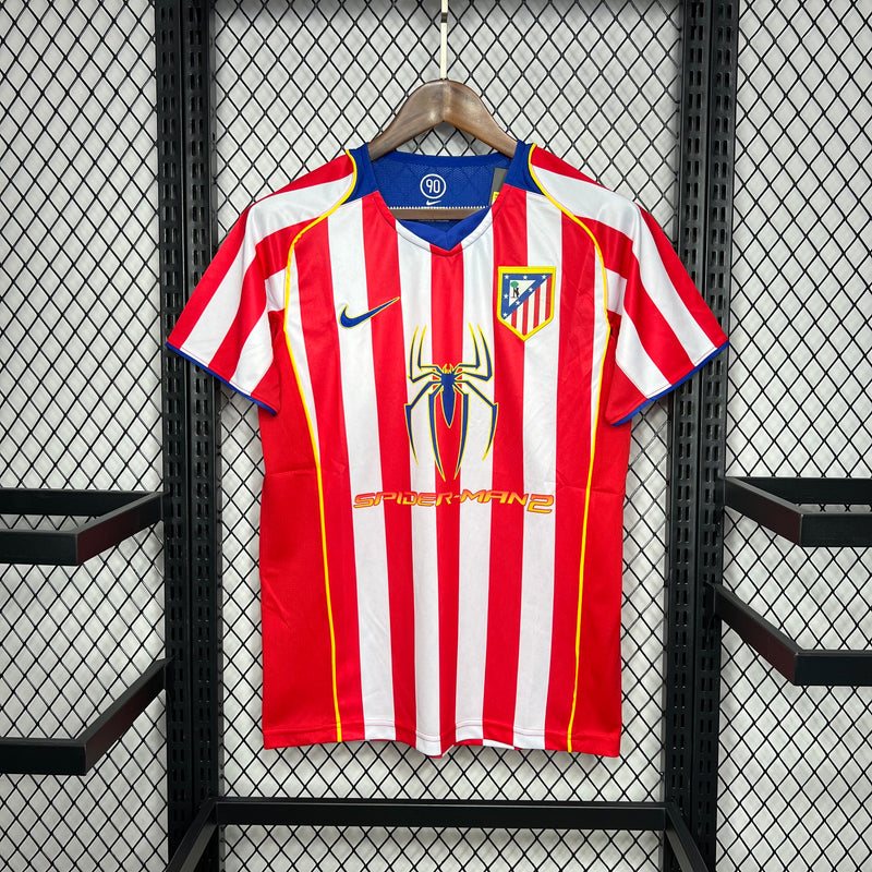 Camisa Atlético de Madrid Titular 04/05 - Versão Retro