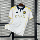 Camisa Pronta Entrega Al-Nassr 2025/26 - Adidas Torcedor Masculina - Branca/Amarela