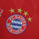 Camisa Manga Longa Bayern de Munique League Home 2013/14 Adidas Retrô Masculina - Champions League - Vermelha/Branca