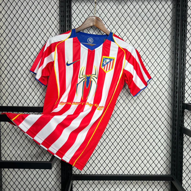 Camisa Atlético de Madrid Titular 04/05 - Versão Retro