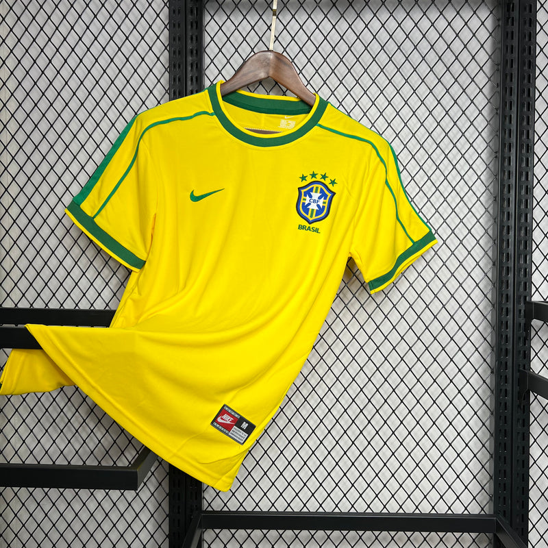 Camisa Brasil Titular 1998 - Versão Retro