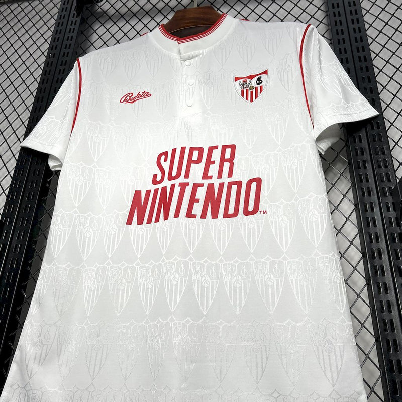 Camisa Sevilla Titular 91/92 - Versão Retro