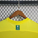 Camisa Pronta Entrega Al-Nassr Home 2023/24 - Nike Torcedor Masculina - Amarela/Azul