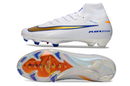 Chuteira Nike Air Zoom Mercurial - Superfly IIX Elite  - Branca/Azul