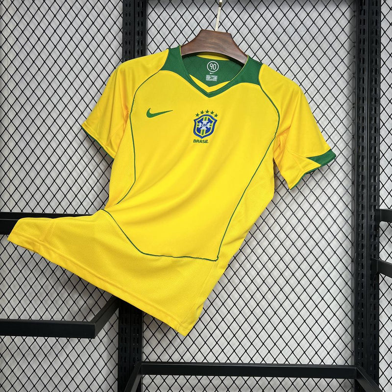 Camisa Brasil Titular 2004 - Versão Retro