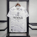 Camisa Pronta Entrega Manchester City Edição Especial 2024/25 - Puma Torcedor Masculina - Branca/Cinza