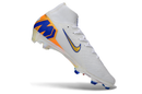 Chuteira Nike Air Zoom Mercurial - Superfly IIX Elite  - Branca/Azul