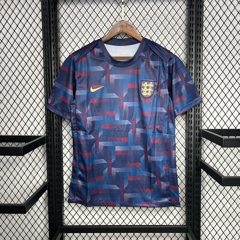 Camisa Inglaterra Pré-Jogo 24/25 - Torcedor Masculina