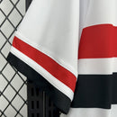 Camisa Pronta Entrega São Paulo Home 2025/26 - New Balace Torcedor Masculina - Branca/Preta