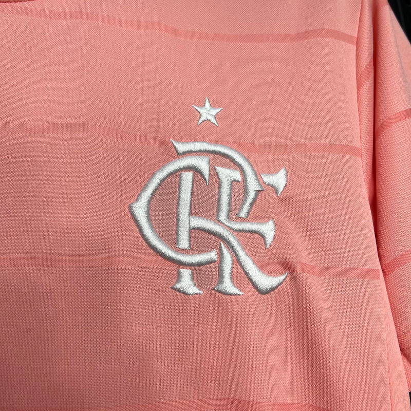 Camisa Flamengo Outubro Rosa 21/22 - Versão Torcedor