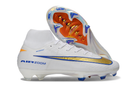 Chuteira Nike Air Zoom Mercurial - Superfly IIX Elite  - Branca/Azul