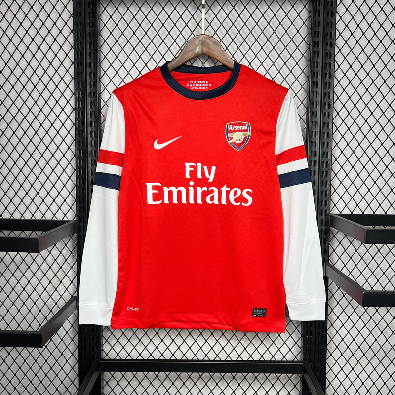 Camisa Arsenal Titular 12/13 - Versão Retro Manga Comprida