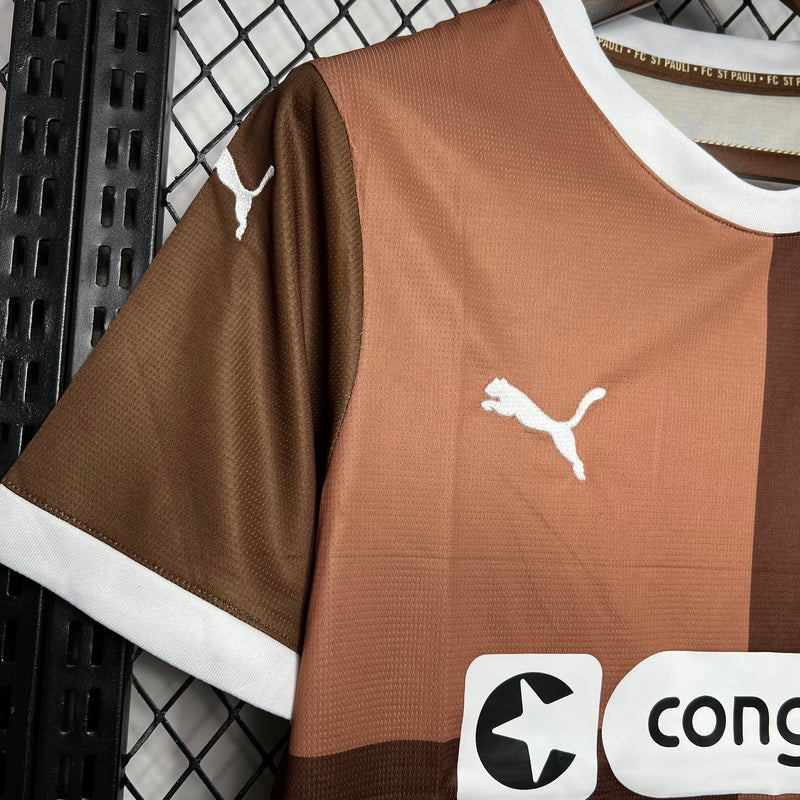 Camisa FC St. Pauli Home 24/25 - Torcedor Masculina - Lançamento