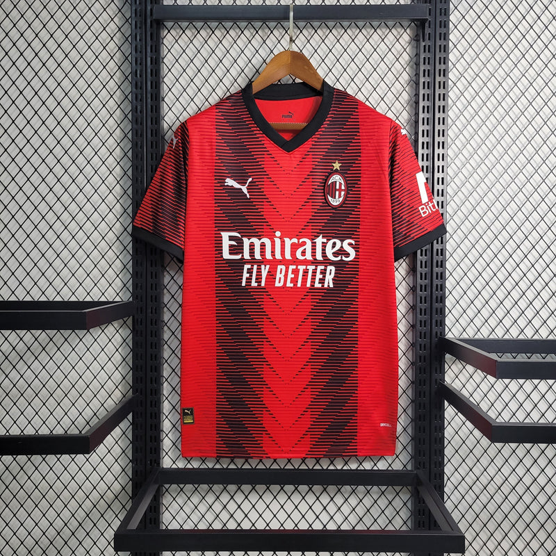 Camisa Milan Home 23/24 - Puma Torcedor Masculina - Lançamento