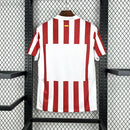 Camisa Pronta Entrega Atlético de Madrid Home 2025/26 - Nike Torcedor Masculina - Branca/Vermelha