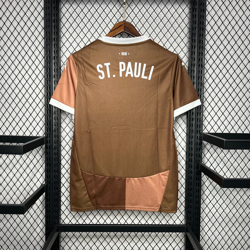 Camisa FC St. Pauli Home 24/25 - Torcedor Masculina - Lançamento