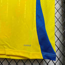 Camisa Pronta Entrega Al-Nassr Home 2024/25 - Adidas Torcedor Masculina - Amarela/Azul