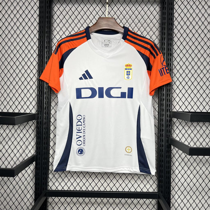 Camisa Real Oviedo Away 24/25 - Adidas Torcedor Masculina - Lançamento