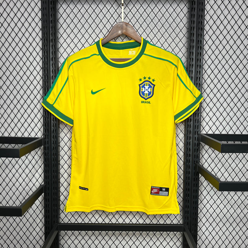 Camisa Brasil Titular 1998 - Versão Retro