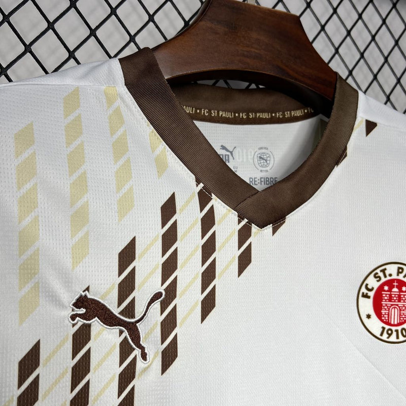 Camisa FC St. Pauli Away 24/25 - Torcedor Masculina - Lançamento