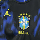 Camisa Seleção Brasil Away 2026/27 - Jordan Torcedor Feminina - Azul/Preta