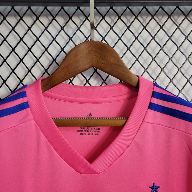 Camisa Cruzeiro Edição Especial Rosa 22/23 - Versão Feminina