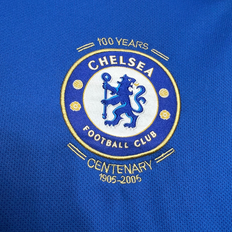 Camisa Chelsea Centenário Home 05/06 - Versão Retro