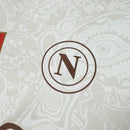 Camisa Pronta Entrega Napoli Away 2025/26 - EA7 Torcedor Masculina - Creme/Marrom