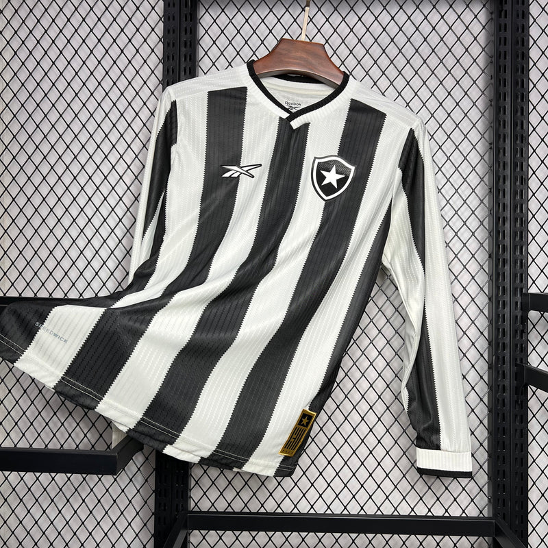 Camisa Botafogo Home Manga comprida 24/25 - Versão Torcedor