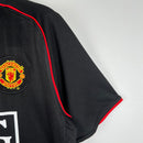 Camisa Manchester United Away 2007/08 - Nike Retrô Masculina - Preta/Branca