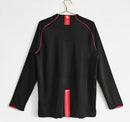 Camisa Manchester United Manga Longa Away 2007/08 - Nike Retrô Masculina - Preta/Branca