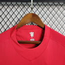 Camisa Manchester United Manga Longa Home 2007/08 - Nike Retrô Masculina - Vermelha/Branca