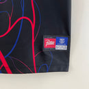 Camisa Barcelona 2023/24 - Nike Torcedor Masculina - Edição Especial Patta - Preta/Vermelha